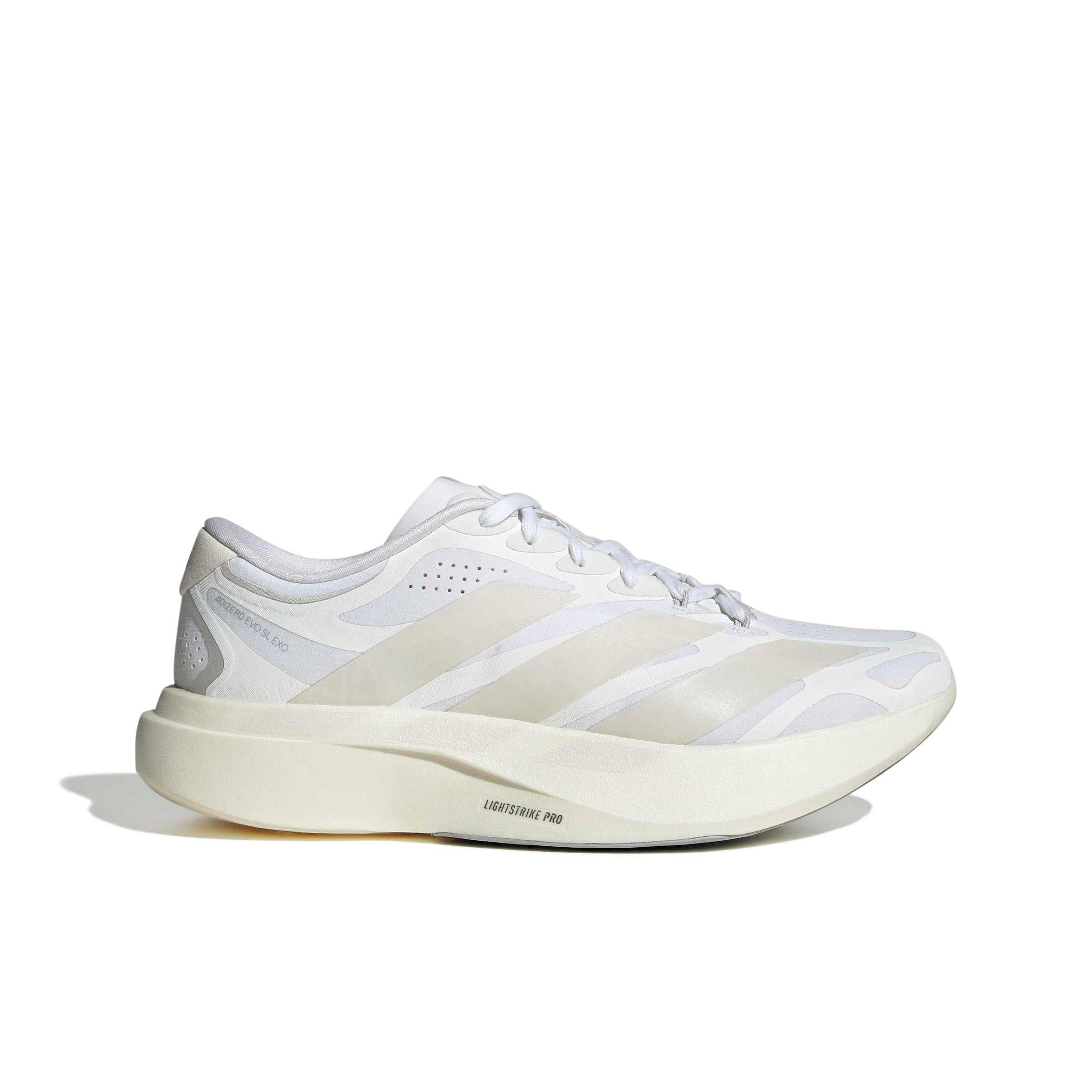 adidas Adizero EVO SL EXO "Ftwr White/Zero Metallic/Core White" Men's Running Shoe - WHITE/ZERO/WHITE